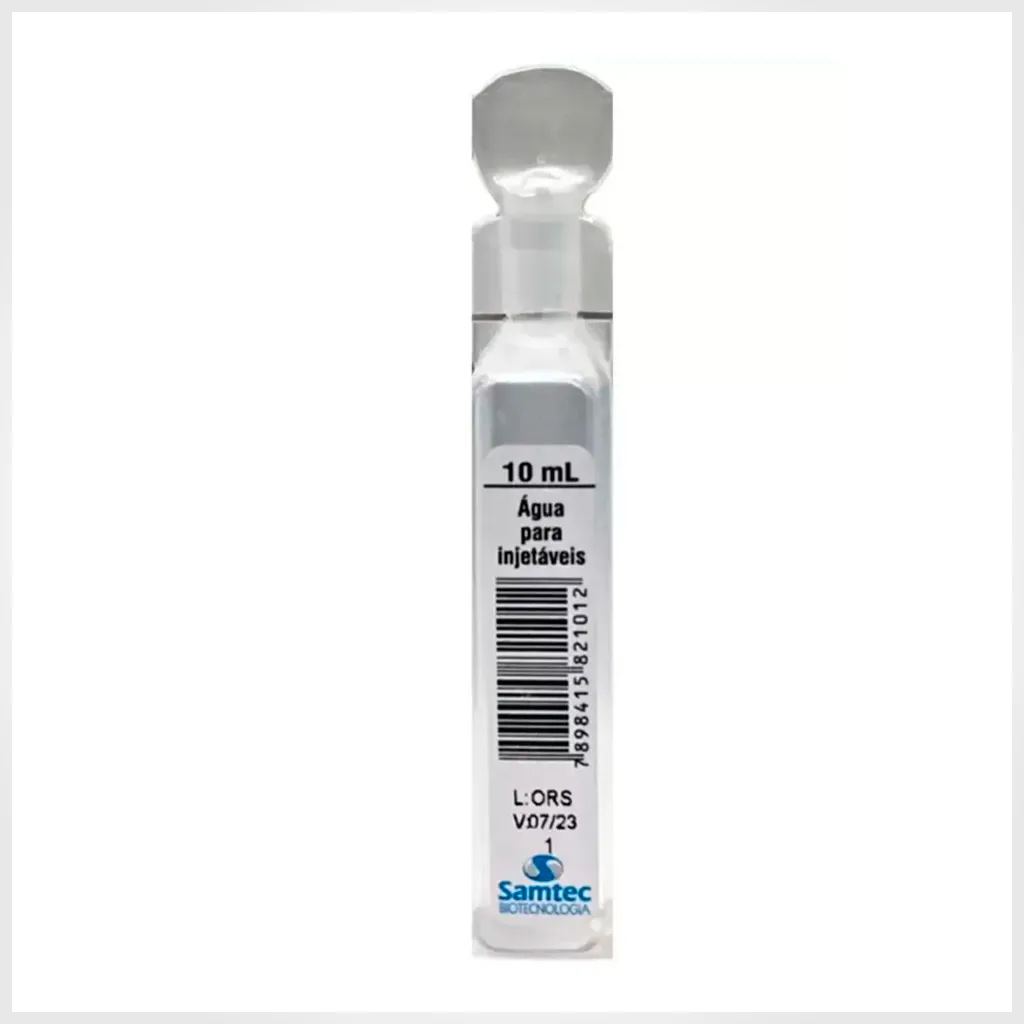 ÁGUA PARA INJEÇÃO 10 ml